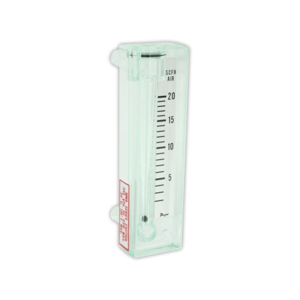 Flowmeter, range .1-.5 LPM air.